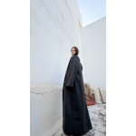 SOUL COAT OUTERWEAR WOOL STRIPED GREY