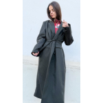 SOUL COAT OUTERWEAR WOOL STRIPED GREY