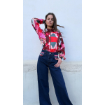 OUTBURST JEANS BLUE-BLACK WASH