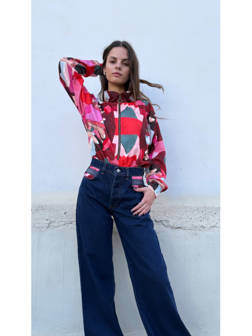 OUTBURST JEANS BLUE-BLACK WASH