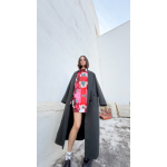 SOUL COAT OUTERWEAR WOOL STRIPED GREY