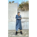 SOUL COAT OUTERWEAR WOOL BLUE RAF