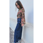 BOUNDLE WIDE LEGS BLUE BLACK JEANS