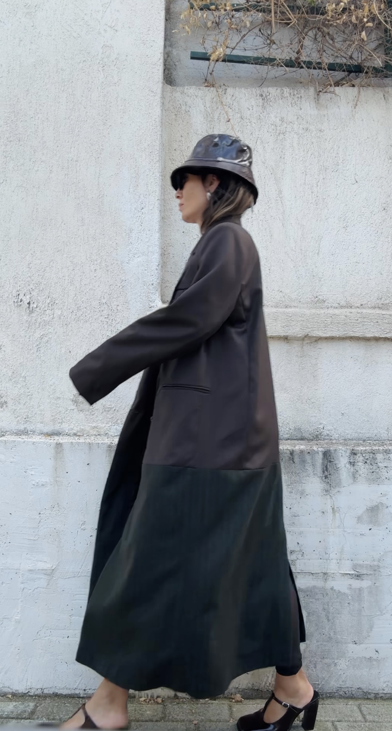 SOUL COAT COLORBLOCK WOOL MOCHA CHOCOLATE/ STRIPED SOUL COAT COLORBLOCK WOOL MOCHA CHOCOLATE/ STRIPED