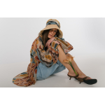 EROS NEW PRINTED TUNIC TOP CHASE THE SUN