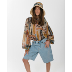 JUMPY DENIM LIGHT BLUE WASH BERMUDA SHORTS