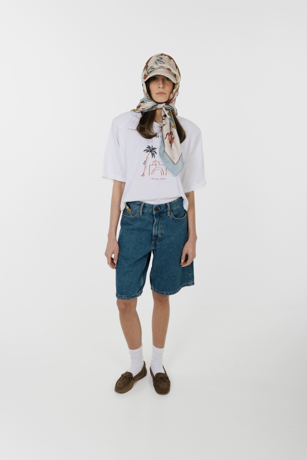 RAW BOXY TOP STORY-PAINTED IN WHITE