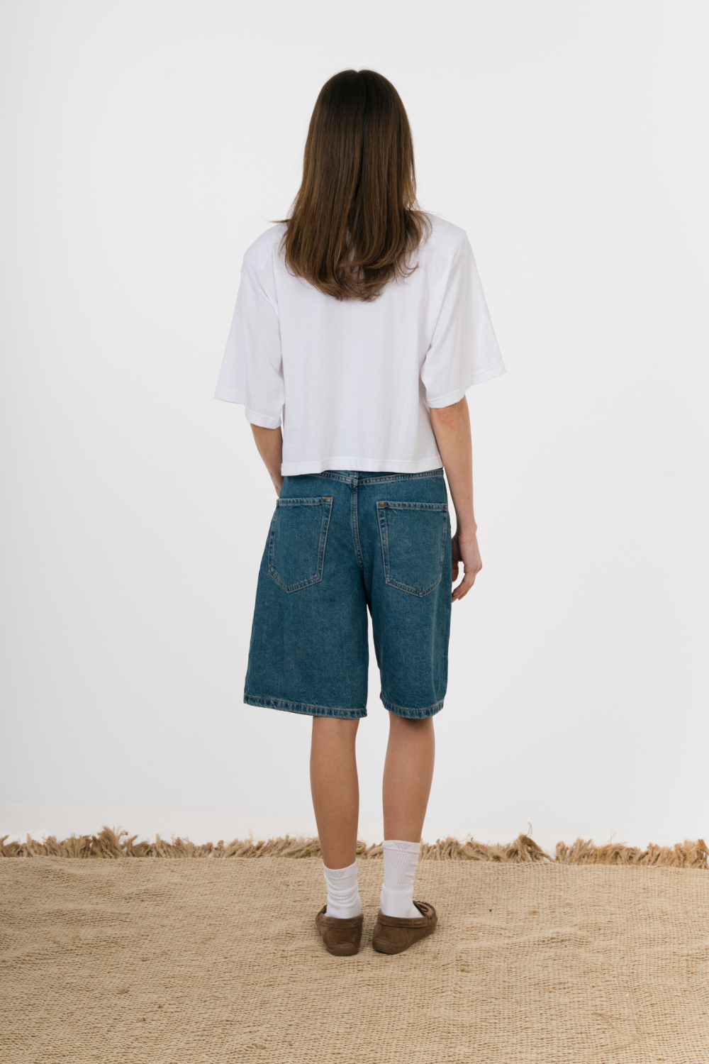 JUMPY DENIM BLUE WASH BERMUDA SHORTS