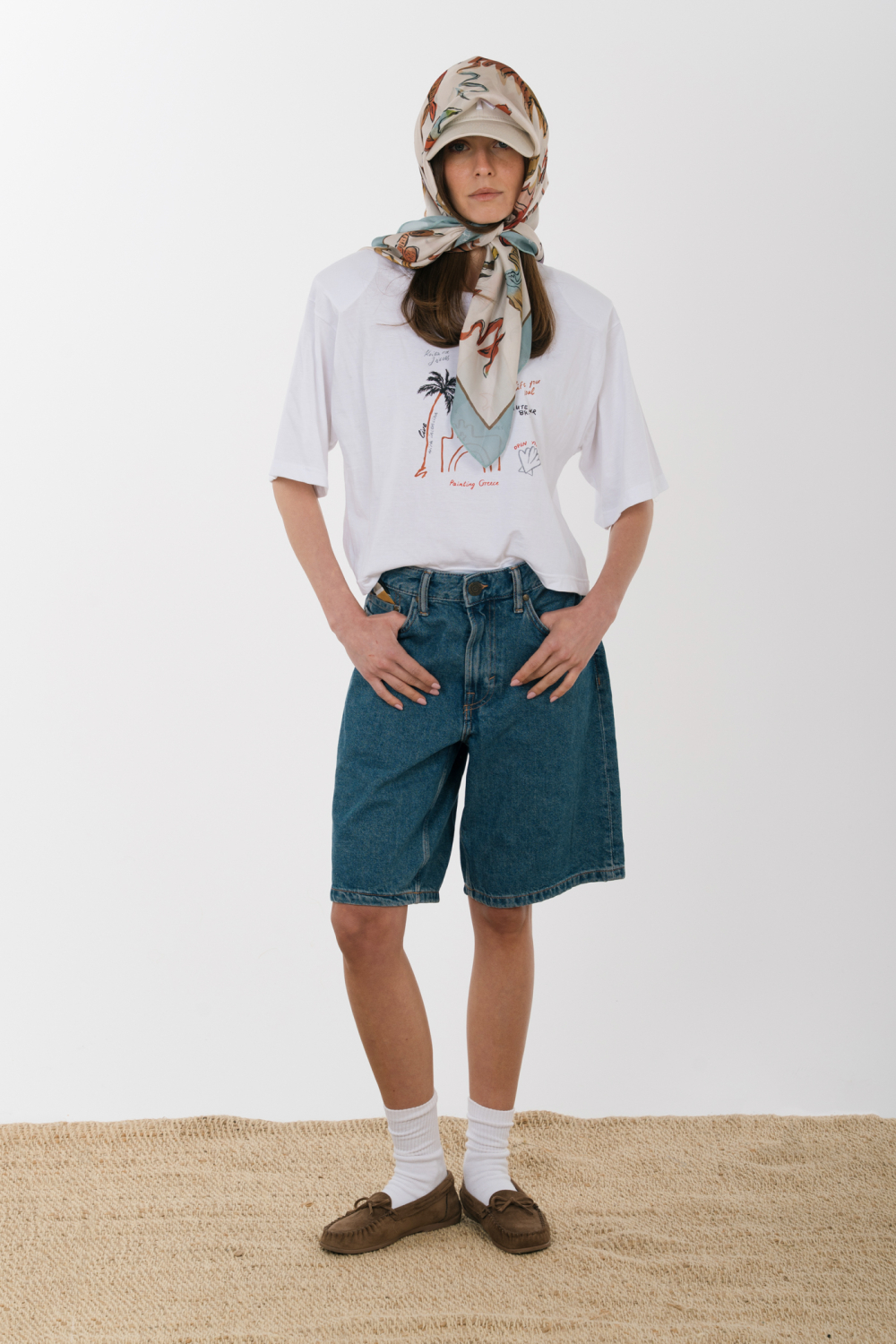 JUMPY DENIM BLUE WASH BERMUDA SHORTS