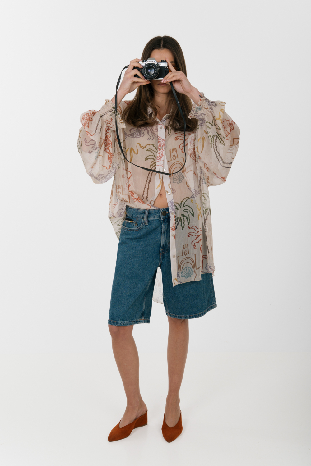 JUMPY DENIM BLUE WASH BERMUDA SHORTS