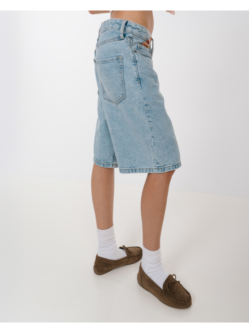 JUMPY DENIM LIGHT BLUE WASH BERMUDA SHORTS