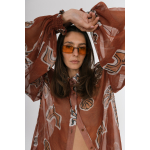 EROS NEW PRINTED TUNIC TOP CANELLE ELEMENTS