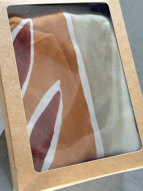 The KNLs HISTORIA SILK SCARF PAINTED CHASE THE SUN