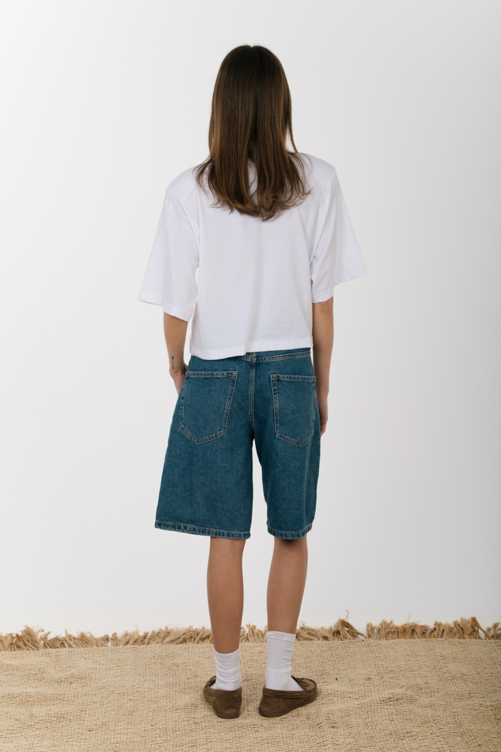 RAW BOXY TOP STORY-PAINTED IN WHITE