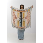 The KNLs HISTORIA SILK SCARF PAINTED CHASE THE SUN