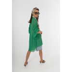 EROS MINIMAL TUNIC TOP GRASS GREEN