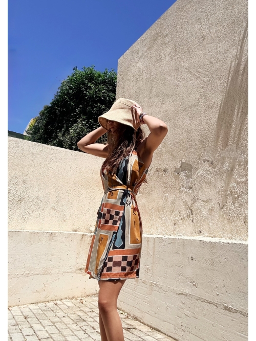KOKO DRESS PRINTED CHASE THE SUN