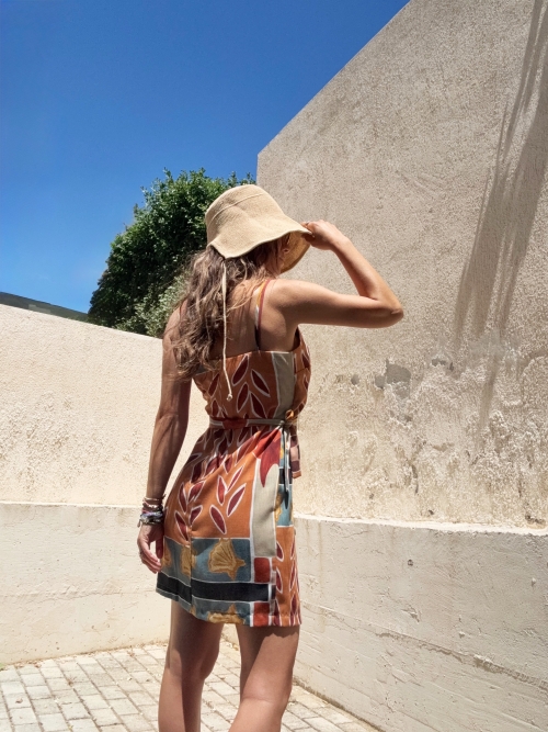 KOKO DRESS PRINTED CHASE THE SUN