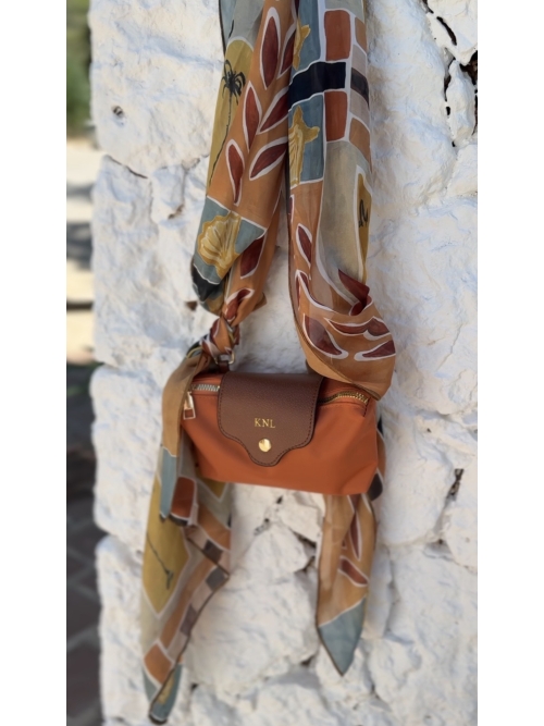ISTORIA SILK SCARF PAINTED CHASE THE SUN