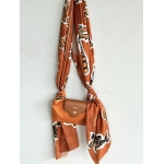 ISTORIA SILK SCARF PAINTED CANELLE ELEMENTS