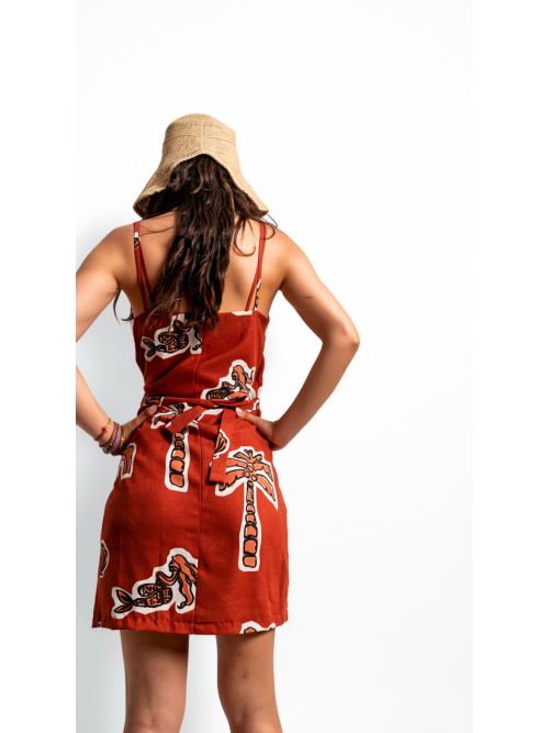 KOKO DRESS PRINTED CANELLE ELEMENTS