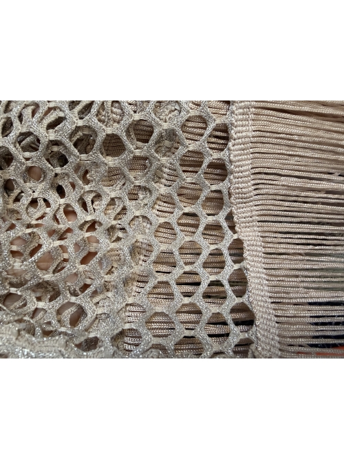 HOLLYSTIC KIMONO KAFTAN FISHNET BEIGE SPARKLE
