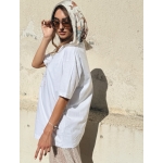 RAW UNISEX T-SHIRT STORY-PAINTED WHITE