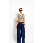 OUTBURST JEANS BLUE-BLACK WASH