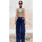 OUTBURST JEANS BLUE-BLACK WASH