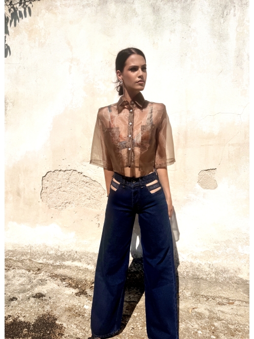 OUTBURST JEANS BLUE-BLACK WASH