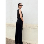 BOUNDLE WIDE LEG BLACK JEANS