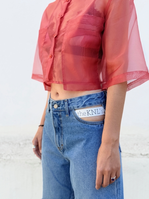 MIDBURST JEANS BARREL BLUE WASH